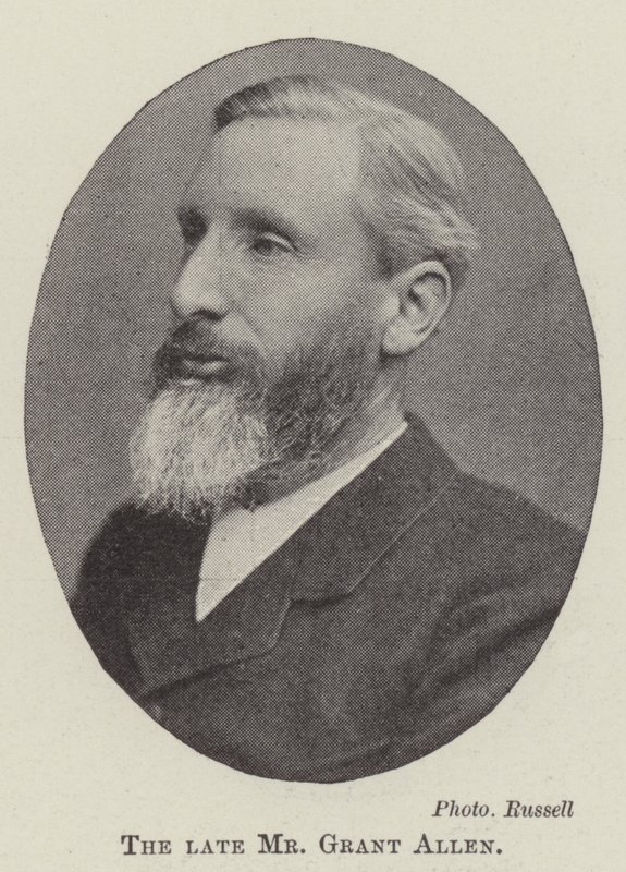 Den afdøde hr. Grant Allen af English Photographer