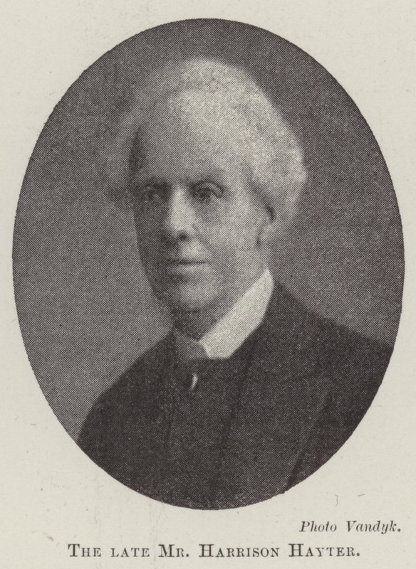 Afdøde hr. Harrison Hayter af English Photographer