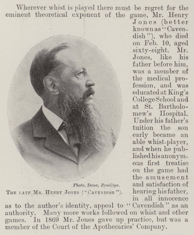 Den afdøde hr. Henry Jones (Cavendish) af English Photographer