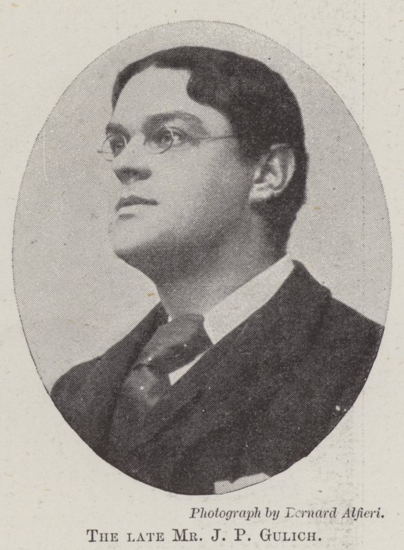 Den afdøde hr. J. P. Gulich af English Photographer