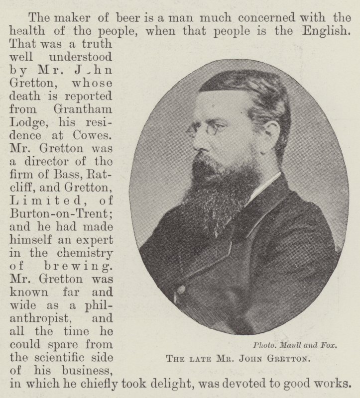 Den afdøde hr. John Gretton af English Photographer
