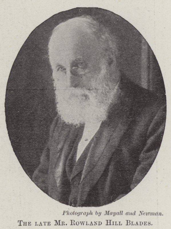 Den afdøde Mr Rowland Hill Blades af English Photographer