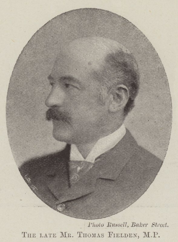 Afdøde hr. Thomas Fielden, folketingsmedlem af English Photographer