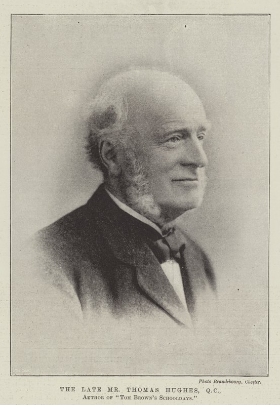 Afdøde hr. Thomas Hughes, QC, forfatter til Tom Browns Schooldays af English Photographer