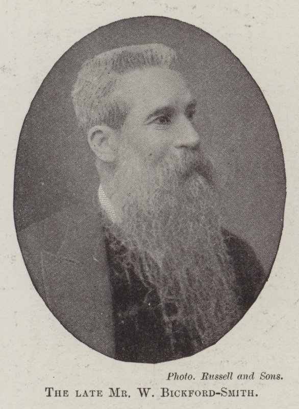 Den afdøde hr. W Bickford-Smith af English Photographer