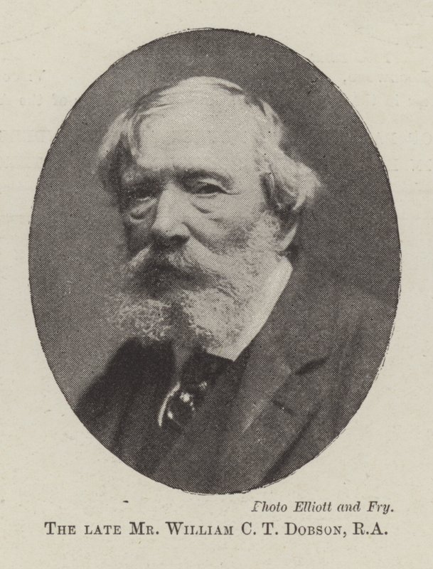 Den afdøde Mr William C T Dobson, RA af English Photographer