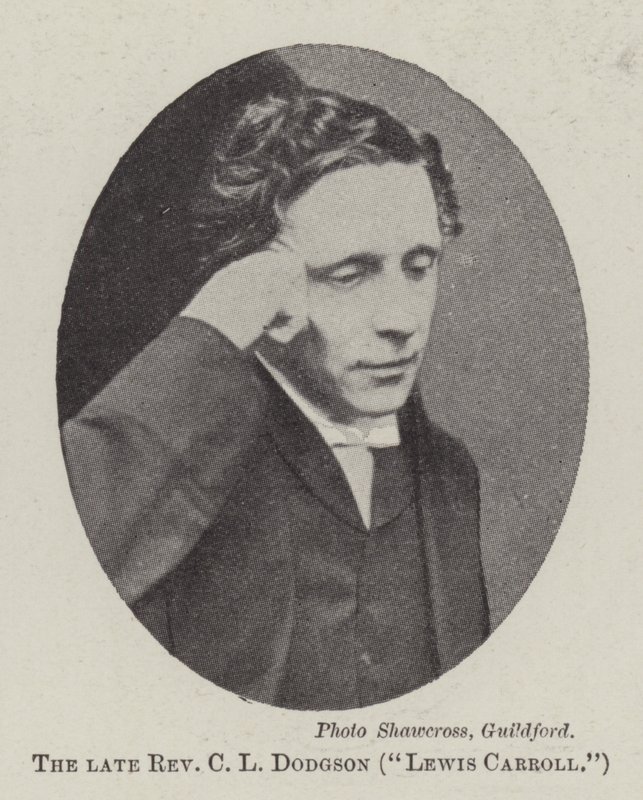 Den afdøde pastor CL Dodgson, Lewis Carroll af English Photographer