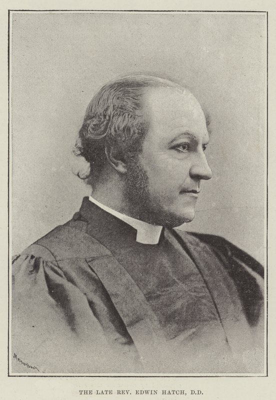 Den afdøde pastor Edwin Hatch, DD af English Photographer