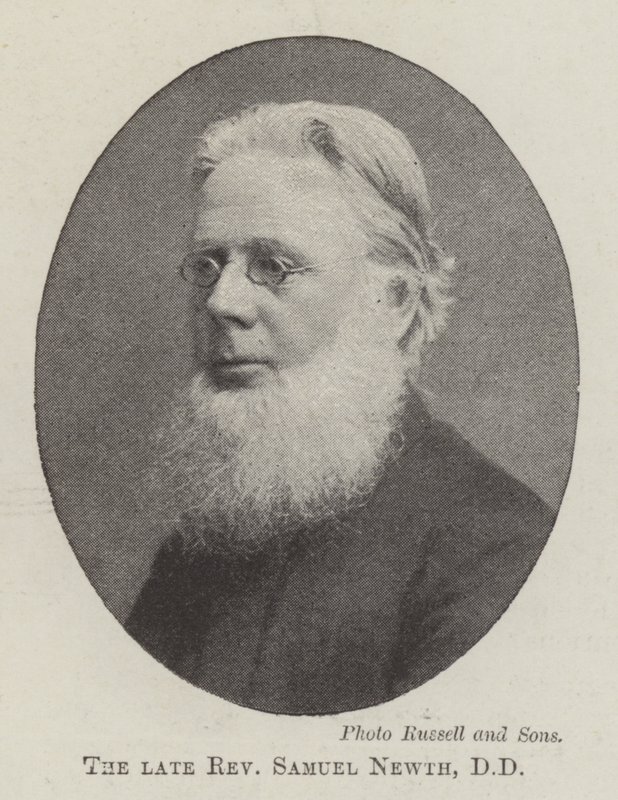 Den afdøde pastor Samuel Newth, DD af English Photographer