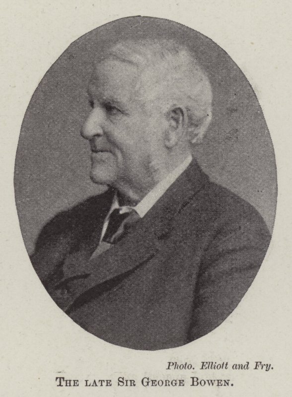 Den afdøde Sir George Bowen af English Photographer