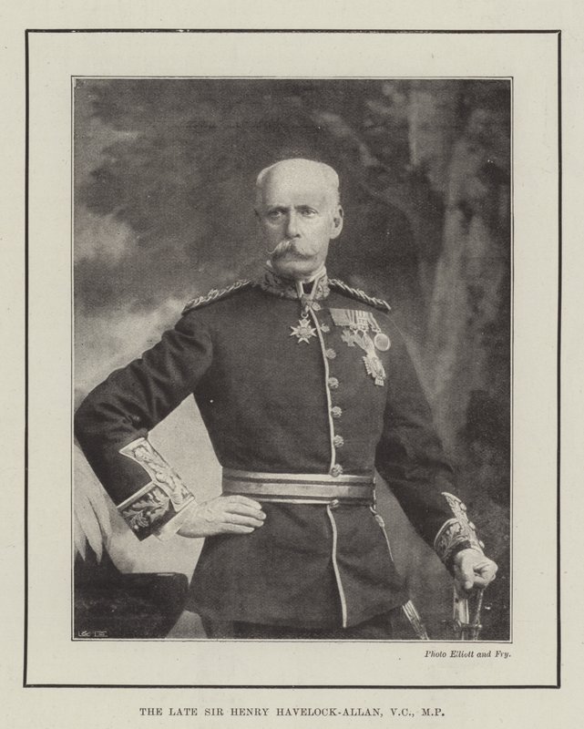Den afdøde Sir Henry Havelock-Allan, VC, MP af English Photographer