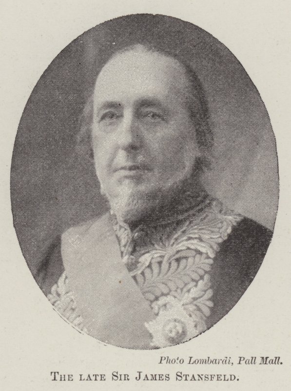 Den afdøde Sir James Stansfeld af English Photographer