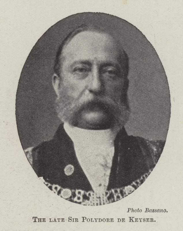 Den afdøde Sir Polydore de Keyser af English Photographer