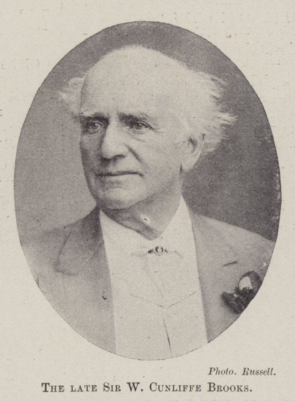 Den afdøde Sir W Cunliffe Brooks af English Photographer