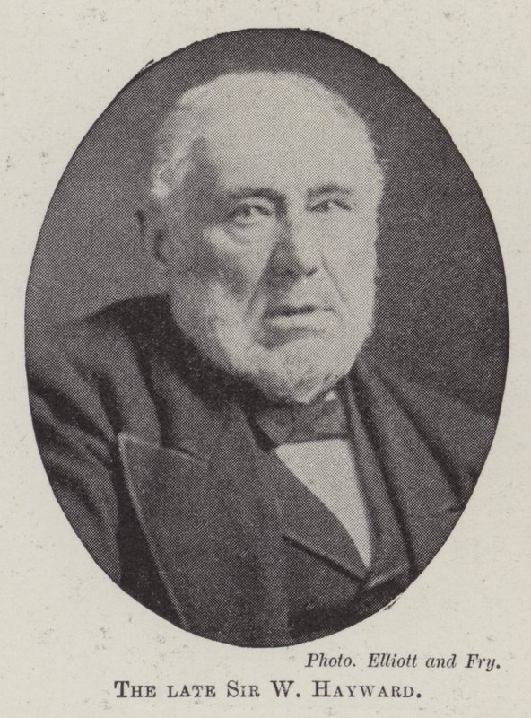 Den afdøde Sir W Hayward af English Photographer