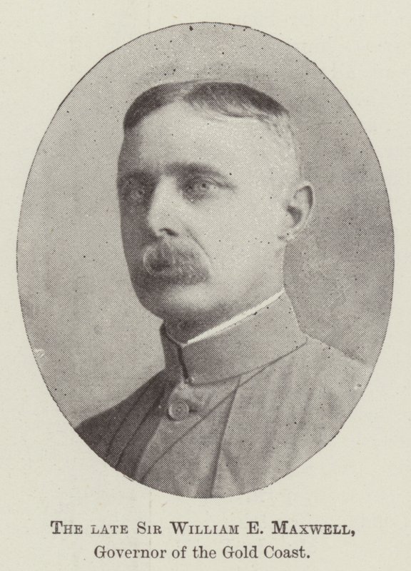 Den afdøde Sir William E Maxwell, guvernør for Guldkysten af English Photographer
