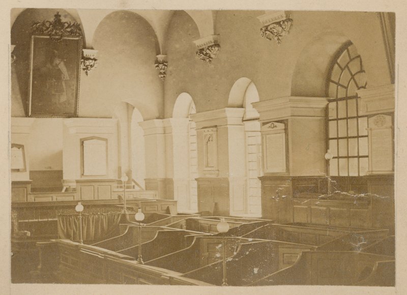 Det sydlige galleri af St Alphege, Greenwich Parish Church af English Photographer