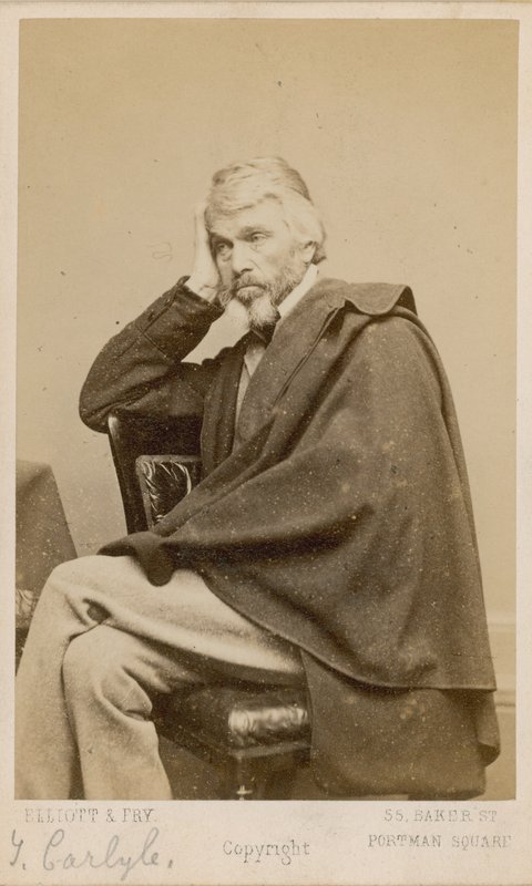 Thomas Carlyle af English Photographer