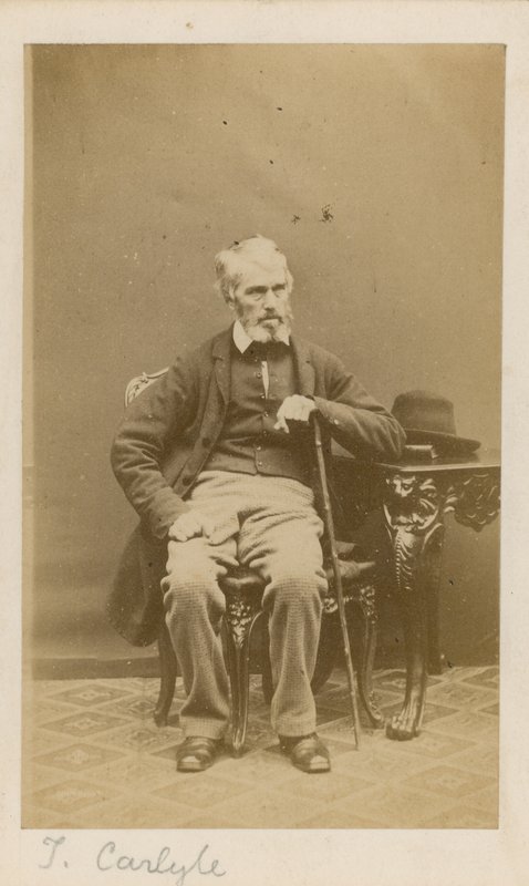 Thomas Carlyle af English Photographer