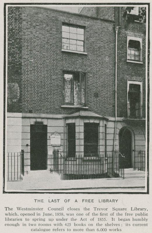 Trevor Square Library, Westminster af English Photographer