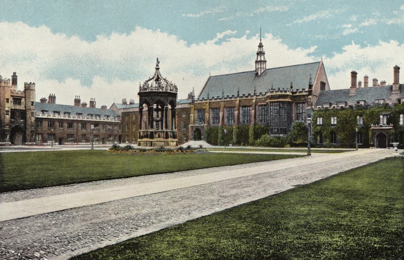 Trinity College, den store domstol af English Photographer