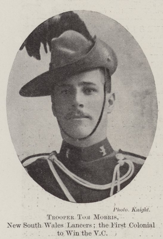 Trooper Tom Morris, New South Wales Lancers; den første kolonial til at vinde VC af English Photographer