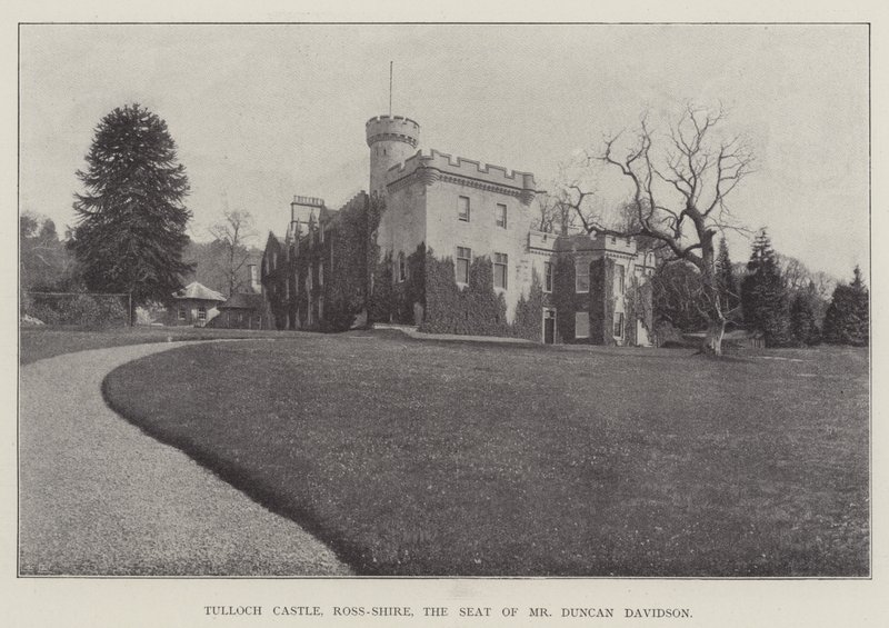 Tulloch Castle, Ross-Shire, sæde for hr. Duncan Davidson af English Photographer