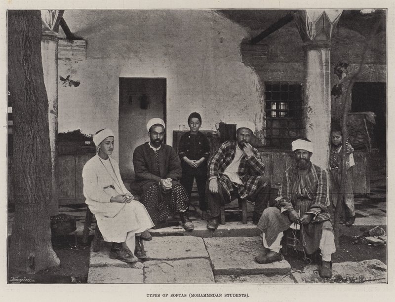 Typer af Softas, muhammedanske studerende af English Photographer