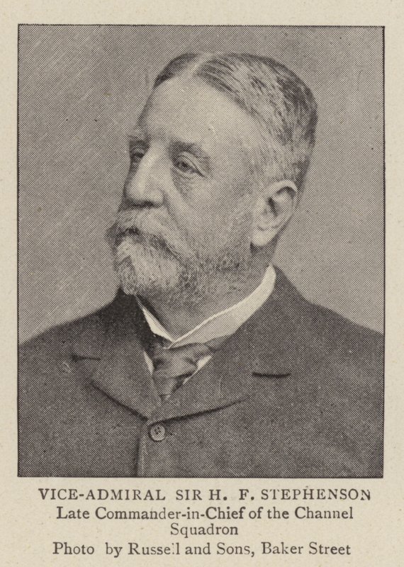 Viceadmiral Sir H F Stephenson af English Photographer