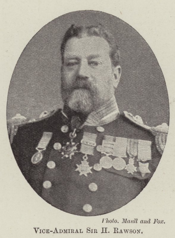 Viceadmiral Sir H Rawson af English Photographer