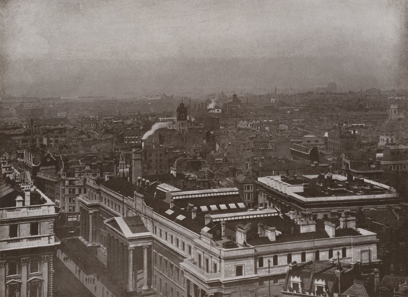 Udsigt fra Golden Gallery, St. Pauls, med udsigt til nordøst af English Photographer