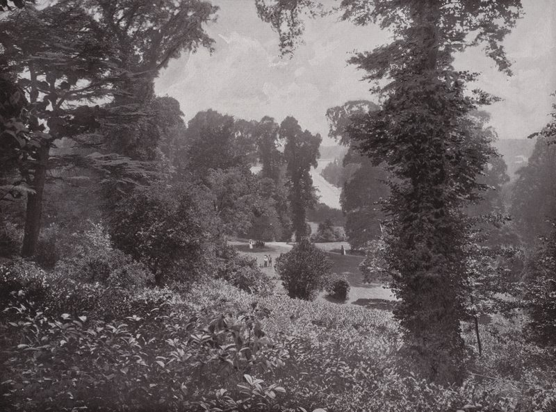 Udsigt fra Terrace Gardens, Richmond, ser Up-Stream af English Photographer
