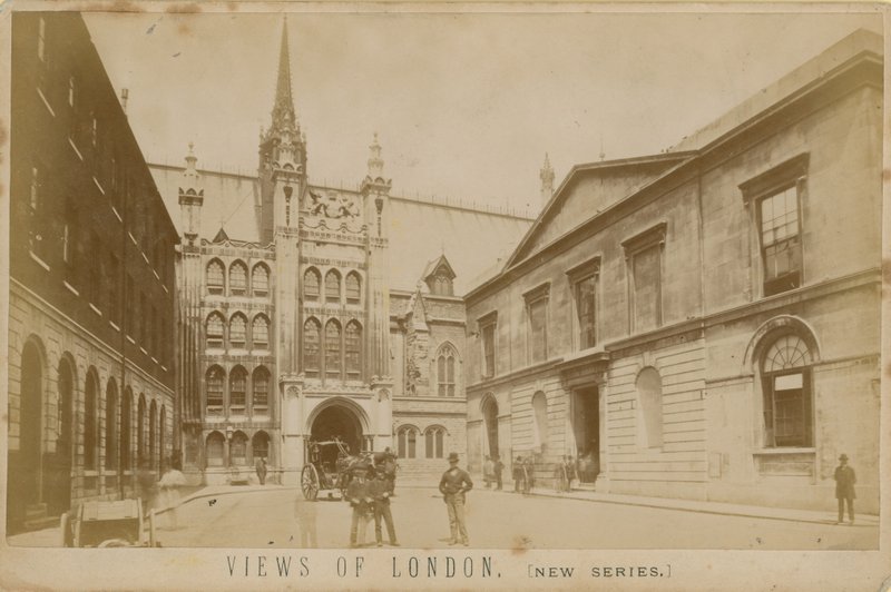 Udsigt over London: Guildhall af English Photographer