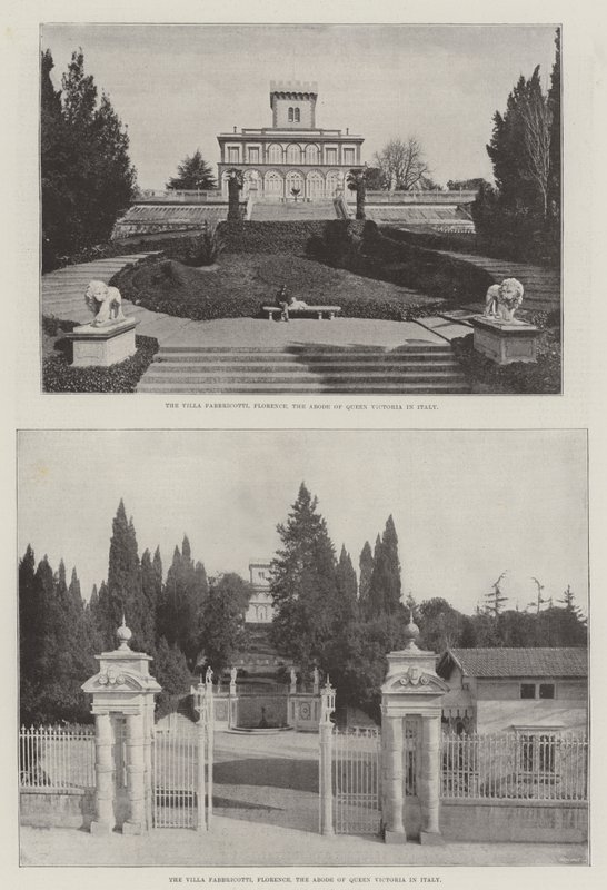 Villa Fabbricotti i Firenze af English Photographer
