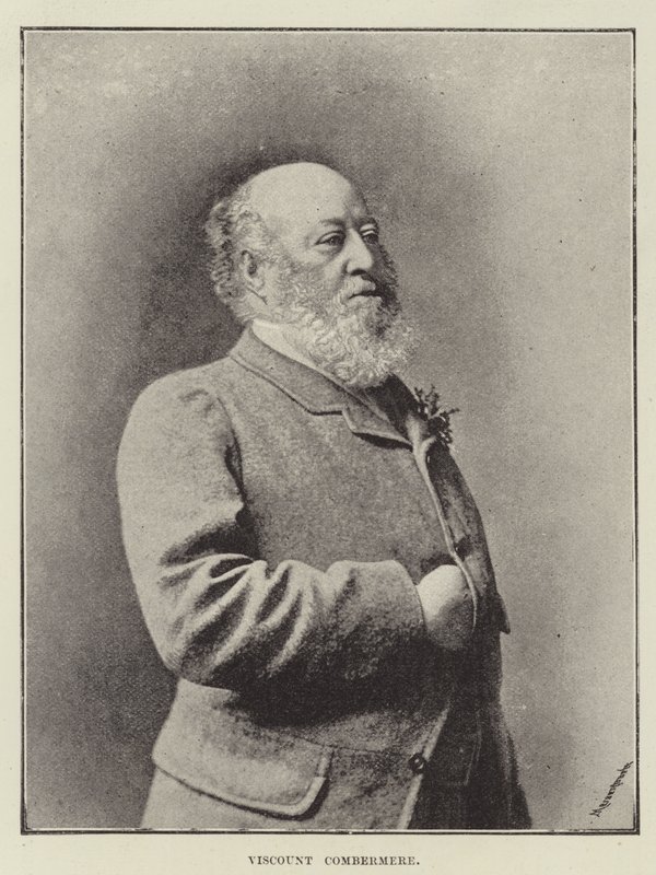 Viscount Combermere af English Photographer