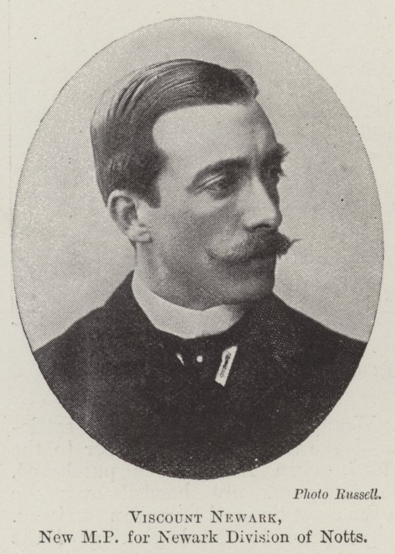 Viscount Newark, nyt MP for Newark Division of Notts af English Photographer