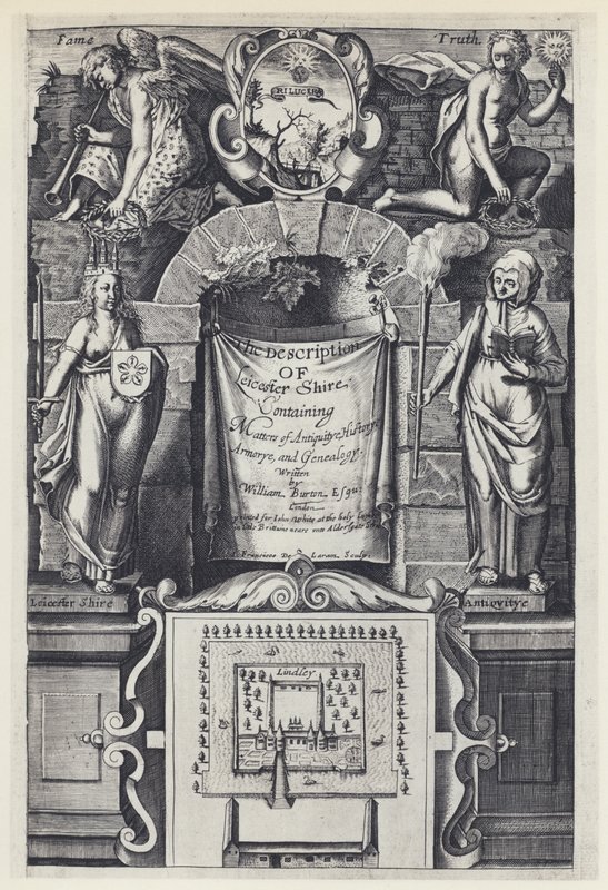 W Burton, The Description of Leicester Shire, I White 1622 (s/h foto) af English Photographer