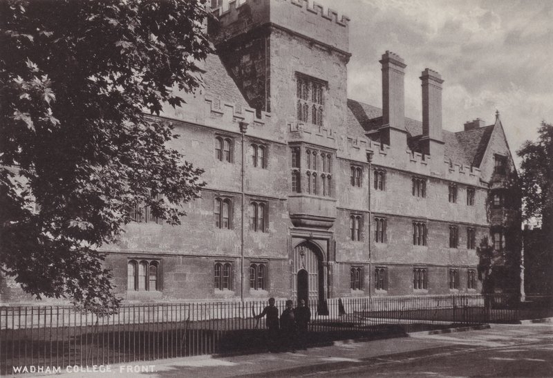 Wadham College, Front af English Photographer