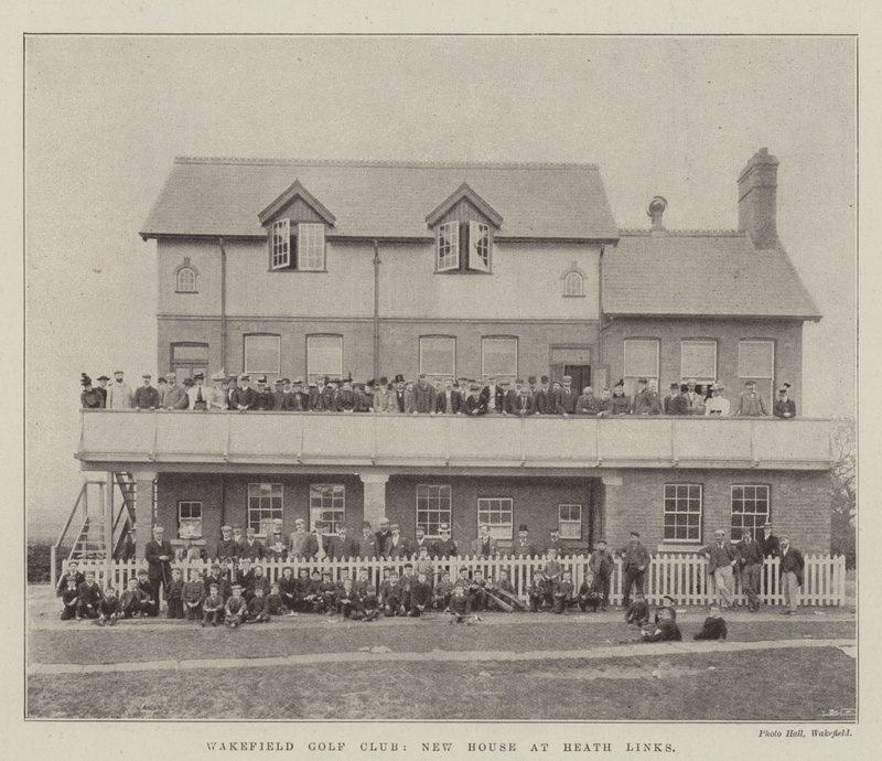 Wakefield Golf Club, New House at Heath Links af English Photographer