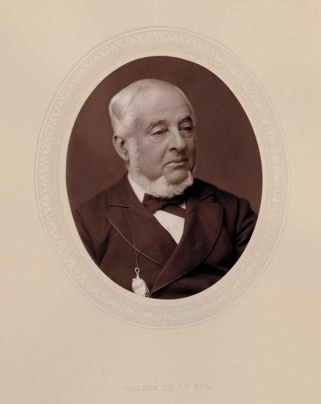 Warren De La Rue, søn af grundlæggeren af firmaet, Thomas De La Rue (s/h-foto) af English Photographer