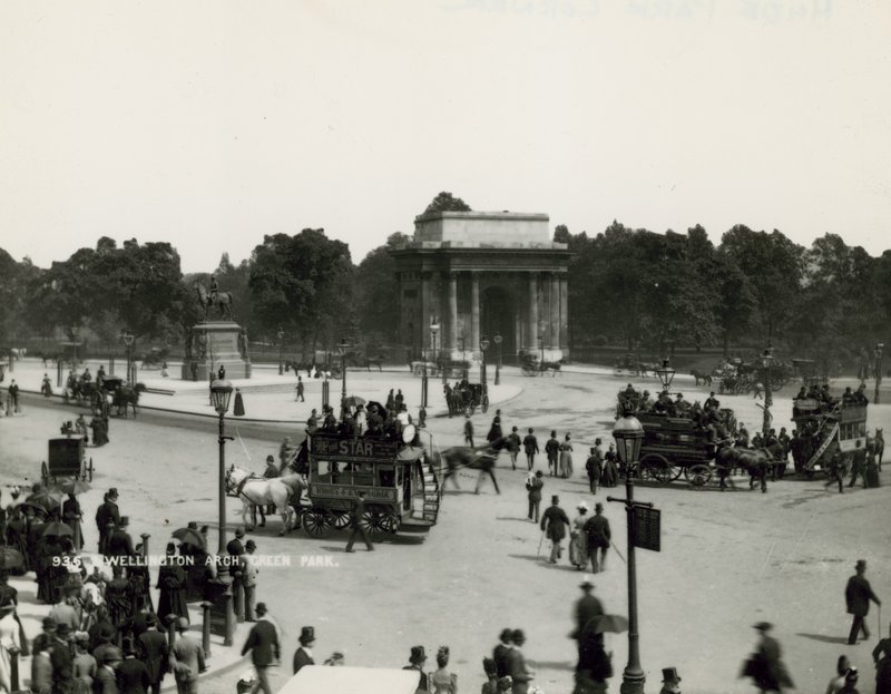 Wellington Arch, Green Park af English Photographer