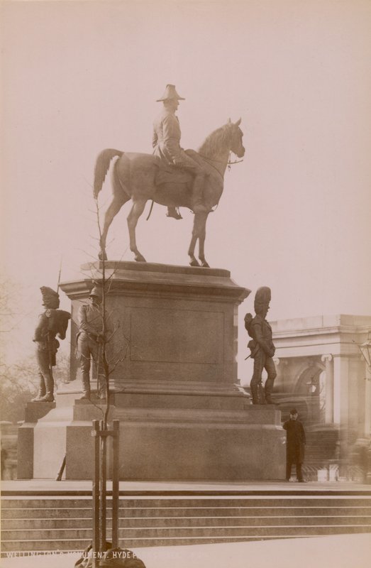 Wellington-monumentet i Hyde Park af English Photographer