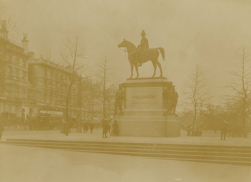 Wellingtons-statue i Hyde Park, London af English Photographer