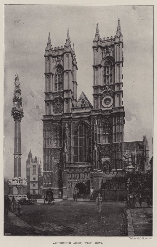 Westminster Abbey, vestfronten af English Photographer