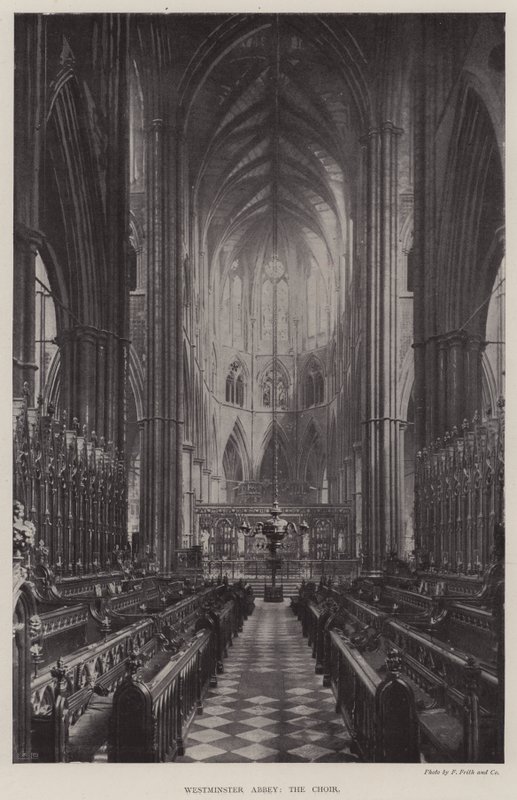Westminster Abbey, koret af English Photographer