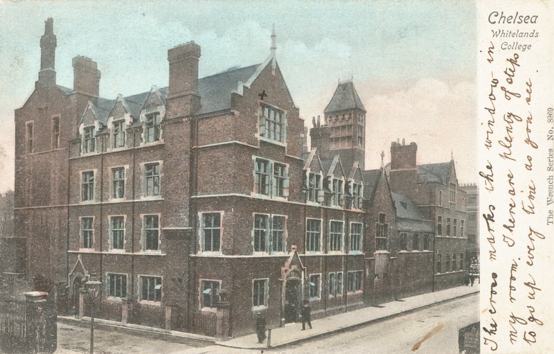 Whitelands College i Chelsea (farvet foto) af English Photographer