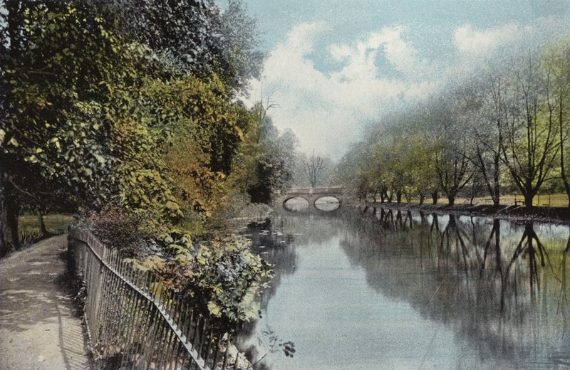 Willes Bridge, Leamington af English Photographer