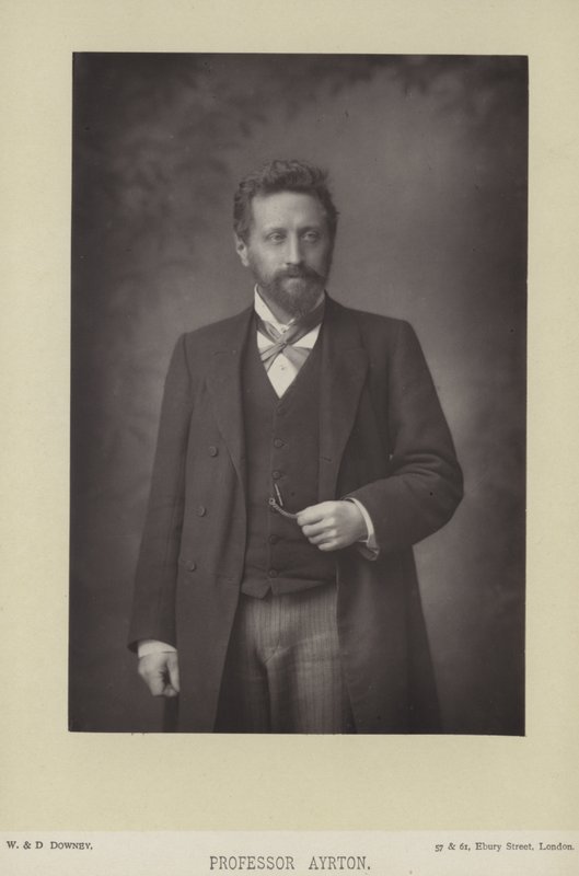 William Edward Ayrton af English Photographer