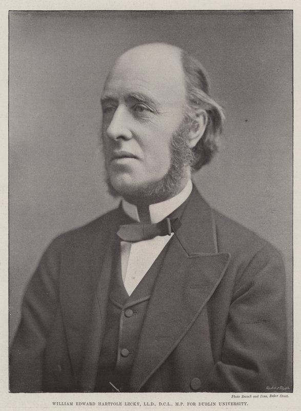 William Edward Hartpole Lecky, LLD, DCL, MP, for Dublin University af English Photographer