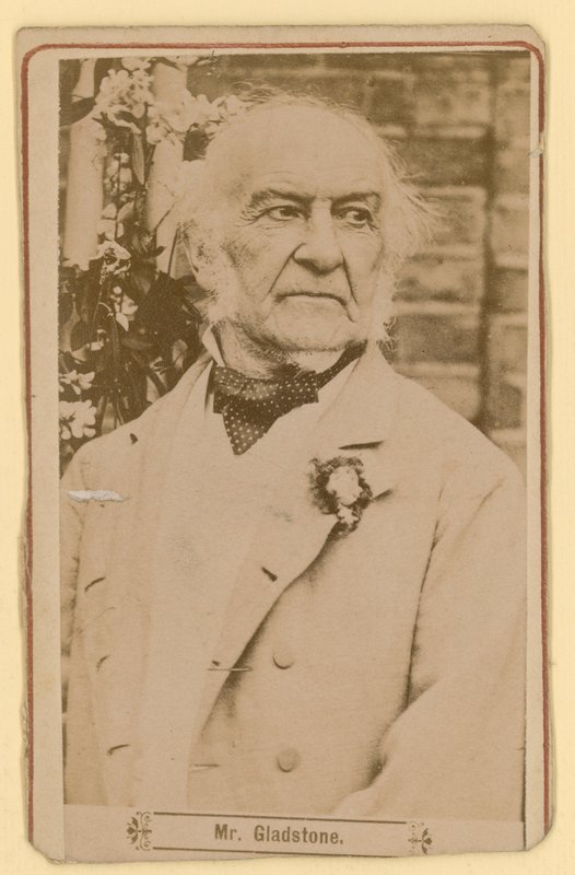 William Ewart Gladstone af English Photographer